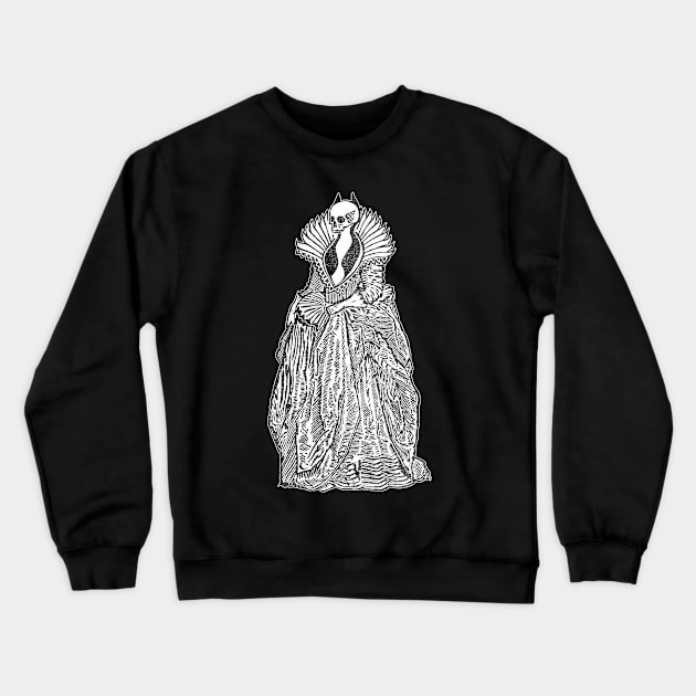 Our Lady of the Black Flame Crewneck Sweatshirt by Coreypress